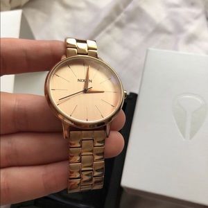 Rose Gold Nixon Watch